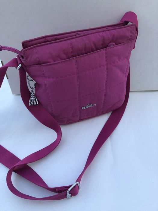 Сумка Kipling pink мавпа металева