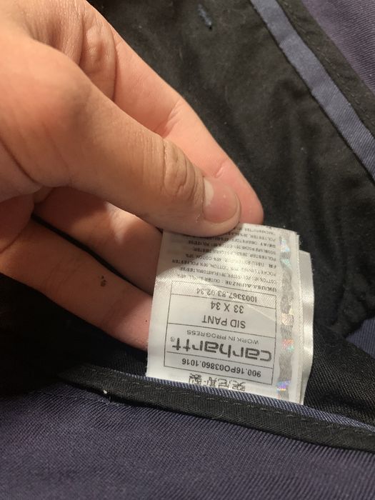 Фиолетовые штаны Carhartt 33X34