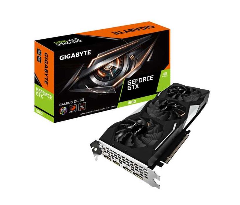 Karta graficzna Gigabyte GTX 1660 GAMING OC 6GB (RGB, 3 wentylatory)