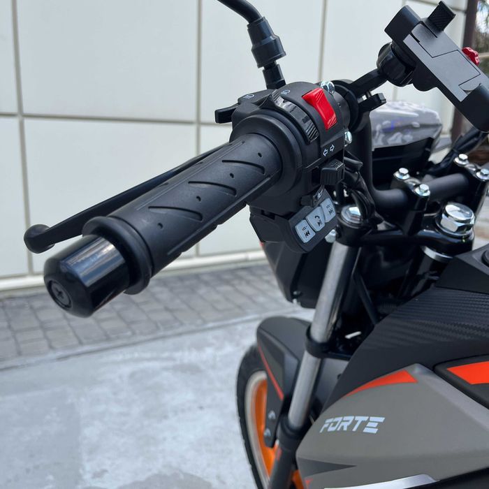Мотоцикл SR-200X Forte (сіро-помаранчевий)