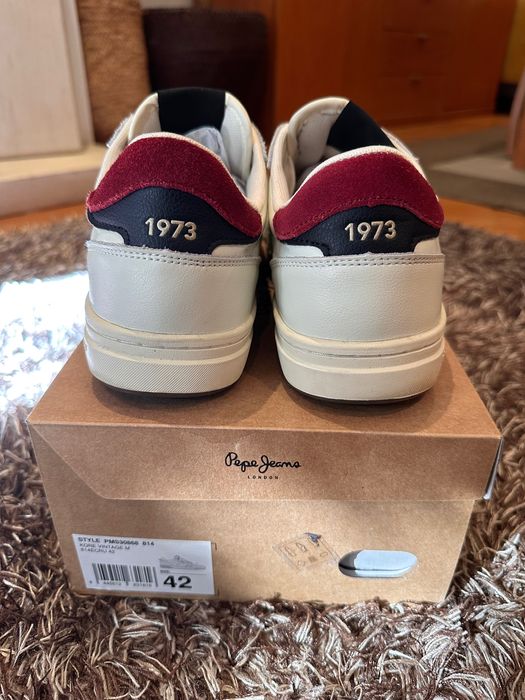 Sapatilhas Pepe Jeans Brancas - Tam 42