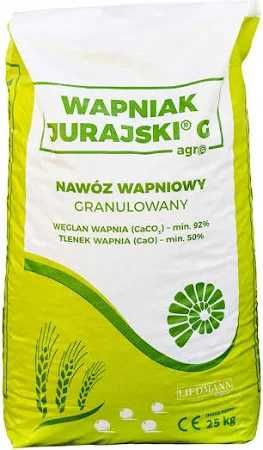 Wapno nawozowe sypkie, granulat jurajskie 25kg, big bag