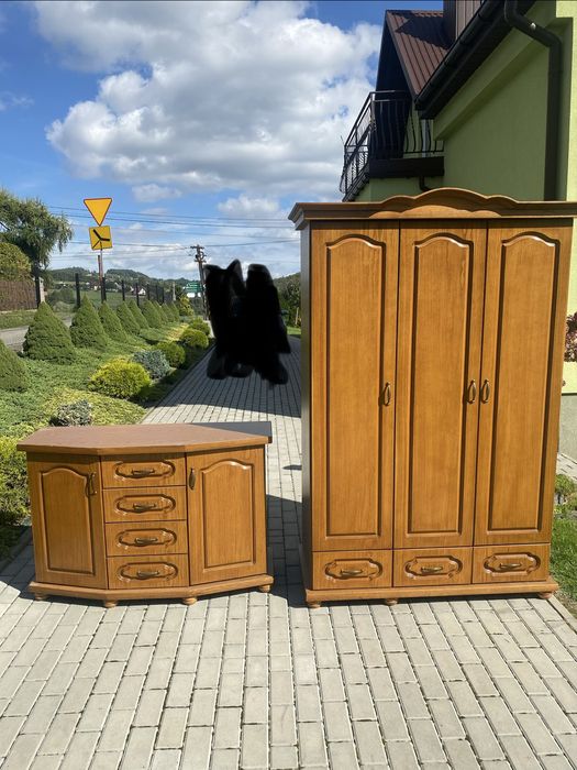 Komplet mabeli szafa+komoda+regal