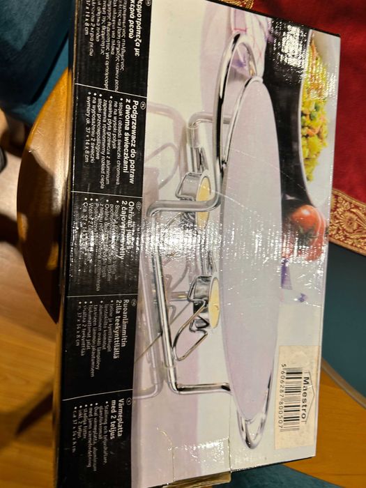 Aquecedor de pratos Maestro 2 velas