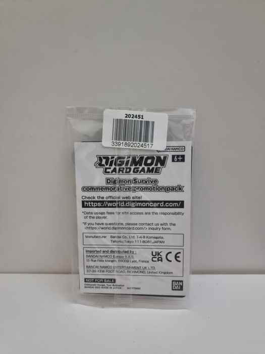 Digimon Survive TCG Cards Pack