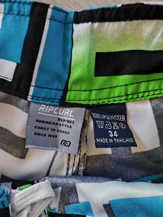 Conjunto de 3 elementos t-shirt Billabong+calções Ripcurl/tribord