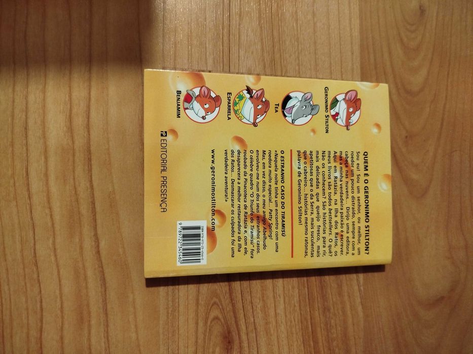 Livro Geronimo Stilton - O Estranho Caso do Tiramisú