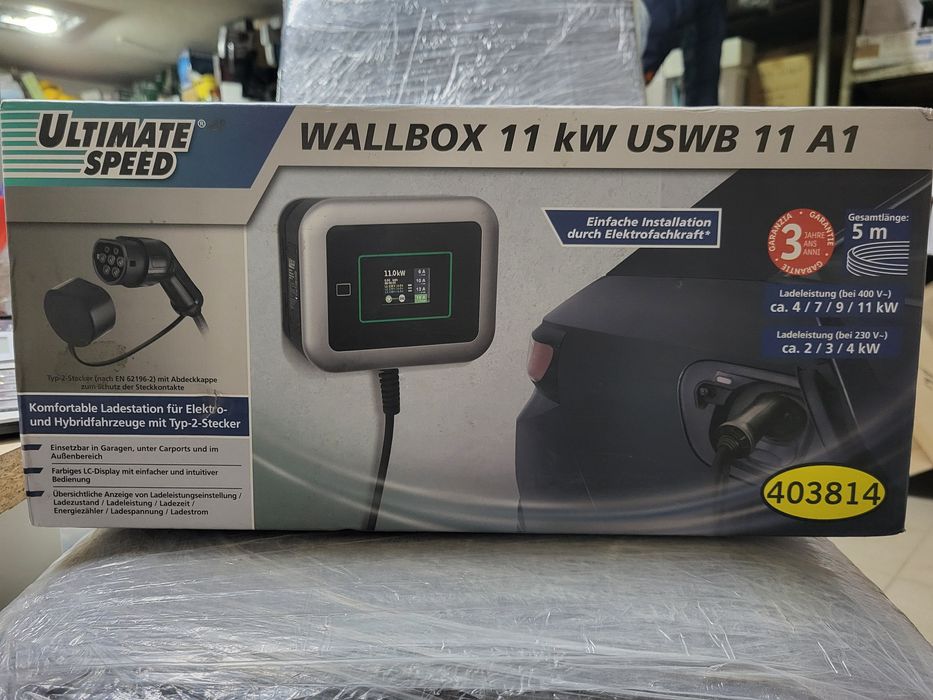Зарядна станція для електроавтомобіля ULTIMATE SPEED USWB 11 A1 11 кВт
