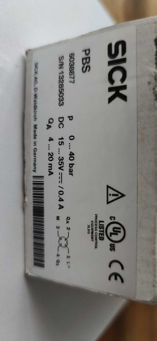 Sygnalizator ciśnienia SICK PBS 603887