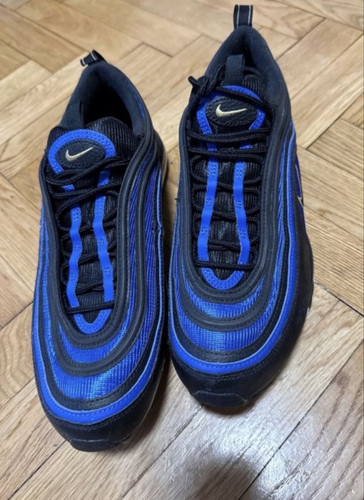 Air max 97 czarny/złoty/granatowy