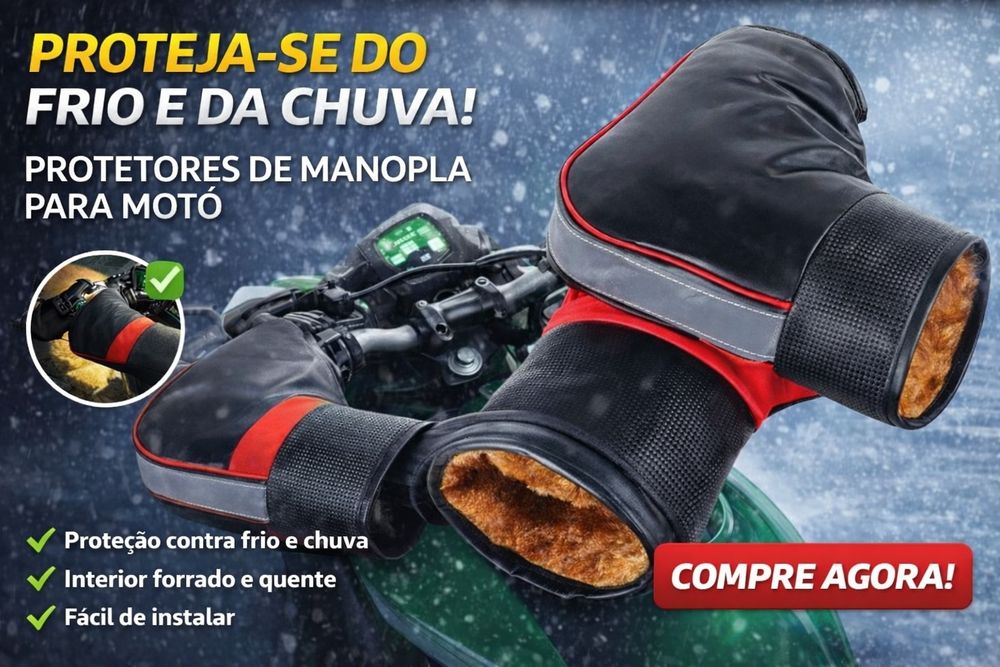 [NOVO] Luvas/Manguitos Universais Moto
