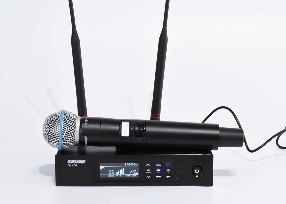 Shure QLXD BETA58A радіосистема мікрофон (slx blx ulxd sm58 glxd qlxd)