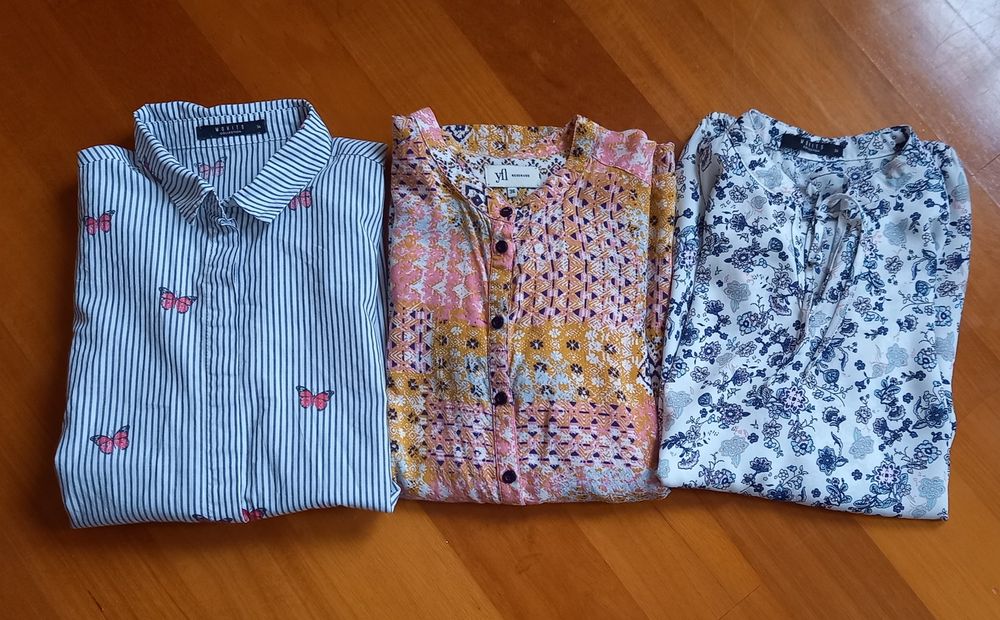 Koszula/bluzka damska Mohito/Reserved  r.36 (cena  za 3 szt)