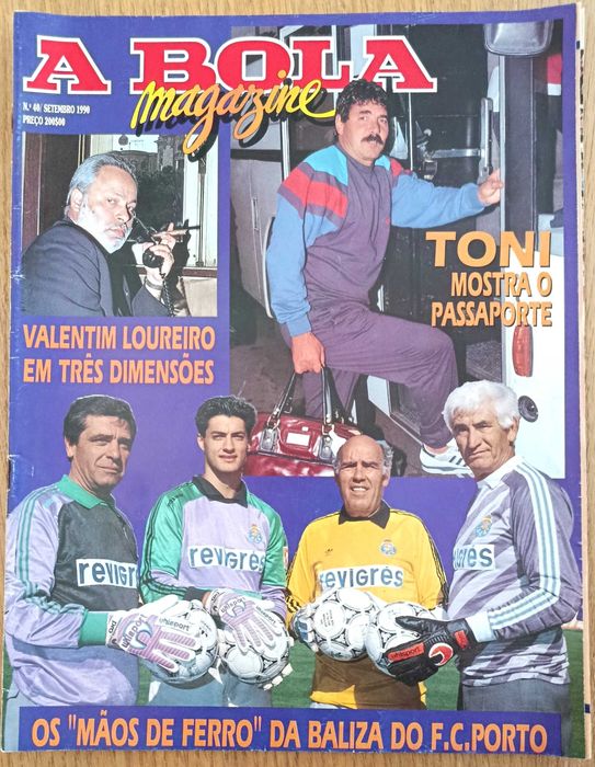 F.C.Porto - Vitor Baía, Barrigana, Américo e Acúrcio - os mãos de ferro da baliza