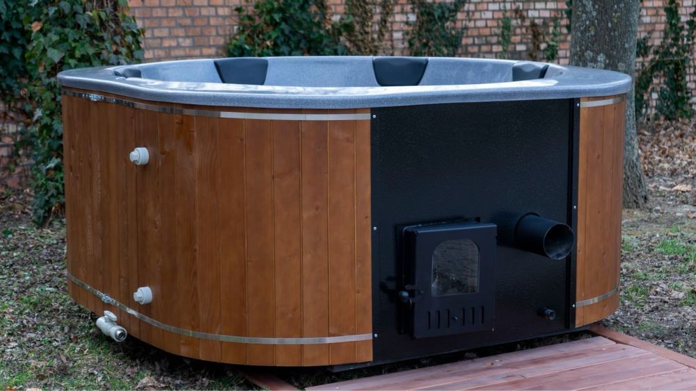 Спа купель! Чан на дровах з джакузі! Виробник! Офуро!