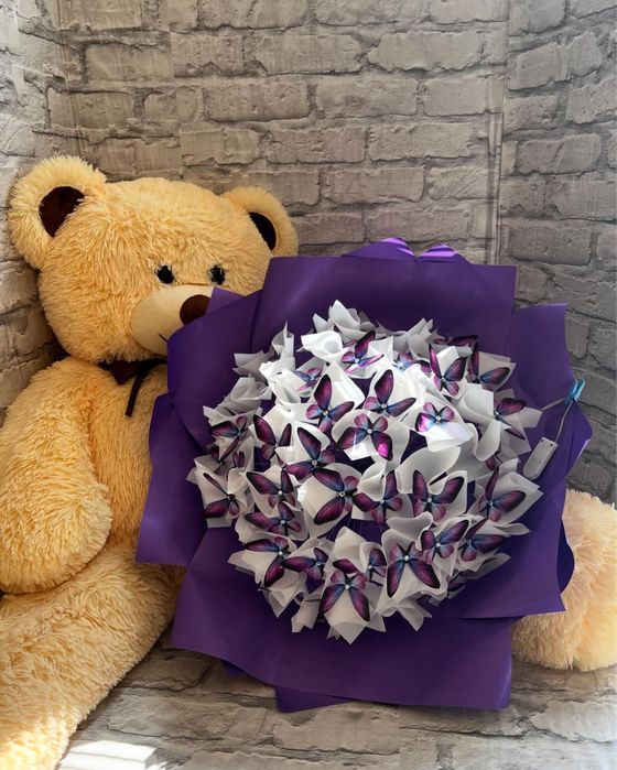 Букет з метеликів.Букет из бабочек.Светящийся букет