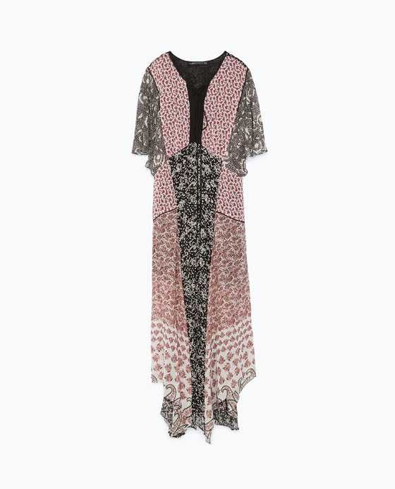Vestido comprido Zara