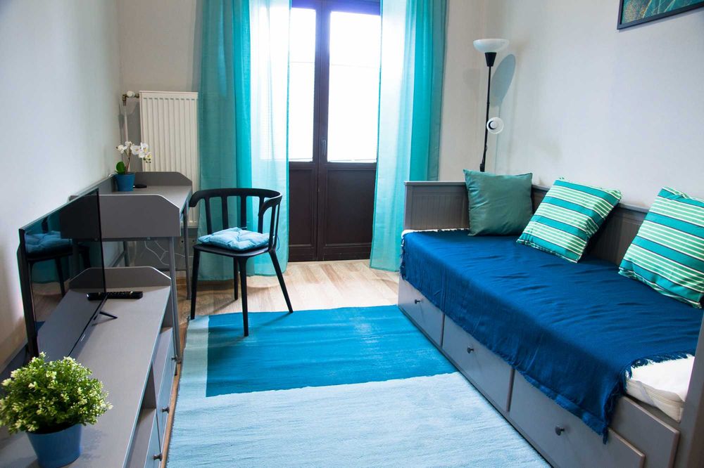 Apartament na doby w ścisłym Centrum-ul. Świętoduska- Turkusowy