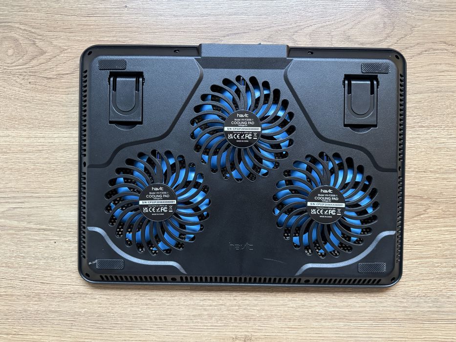 Base de Refrigeração Portátil Havit - 3 Ventoinhas LED (Como Nova)