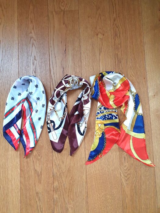 Kołnierzyk apaszki  okulary przeciwsłoneczne paski