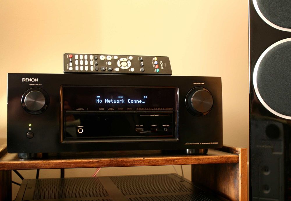 Mocny Amplituner Denon X 2000 wzmacniacz 150 wat USB radio internetowe