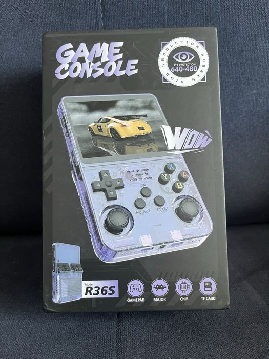 Nowa konsola Anbernic R36S z kartą pamięci 64GB wypełnioną grami ...