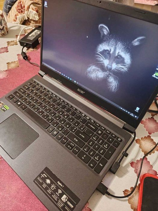 Игровой ноутбук Aspire A715-43G с RTX 3050 TI И 32 гб ОЗУ