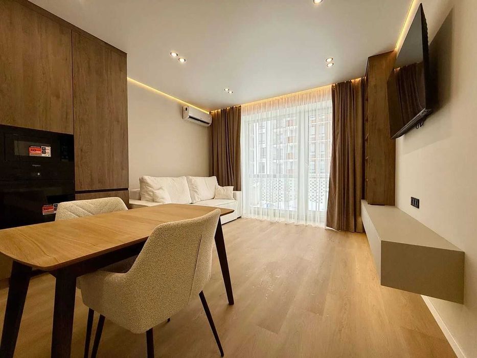 Стильна 1к квартира в ЖК Квартал Краківський з великим балконом.