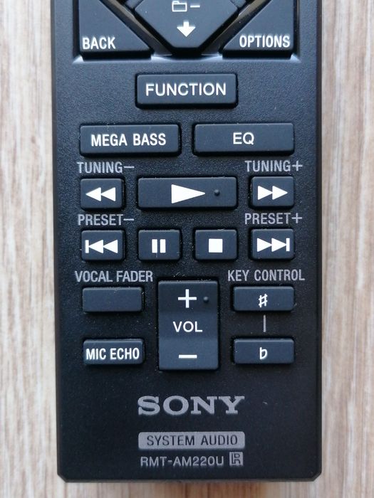 Pilot SONY RMT-AM220U ORYGINAŁ Pilot do SONY MHC-V11 Jak nowy!