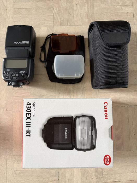 -= Canon Speedlite 430EX III-RT STAN IDEALNY =-