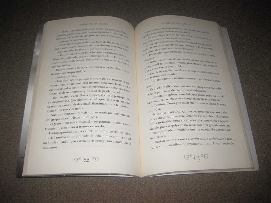 Livro "Príncipe da Pérsia: As Areias do Tempo" da Walt Disney