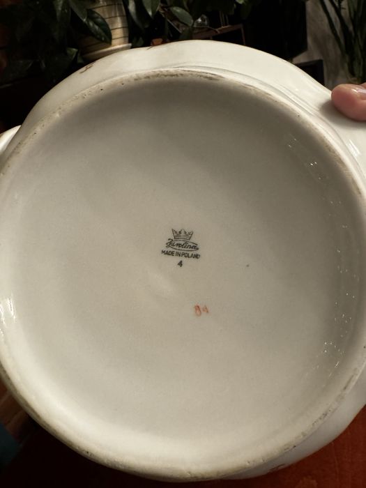 Zdobiona Waza porcelanowa Karolinka