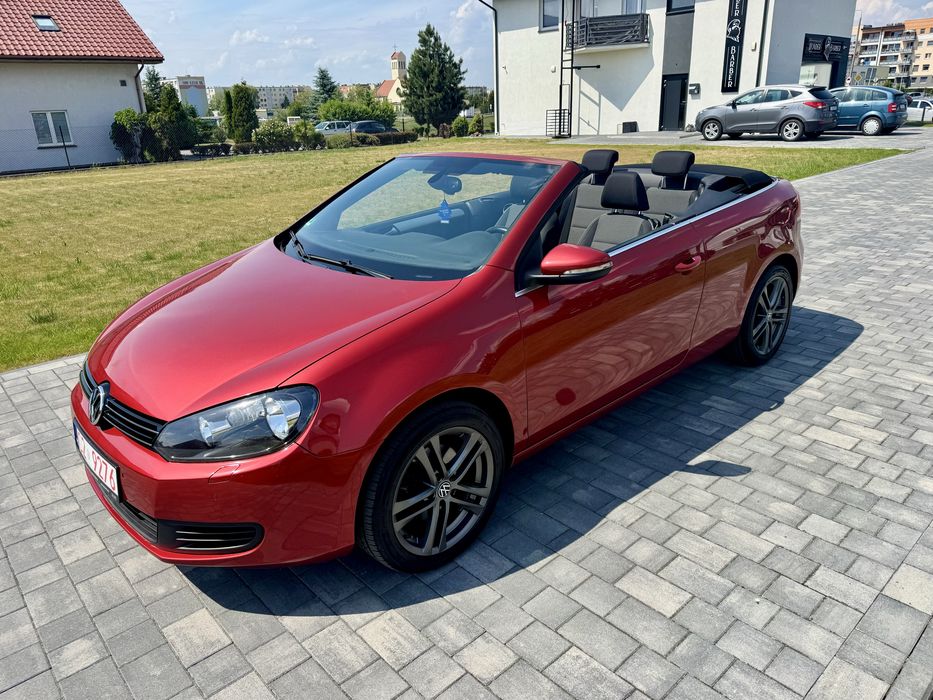 Volkswagen Golf 6 Cabrio 1.6 TDI 2015r. SPROWADZONY, PRZEBIEG: 154 tys