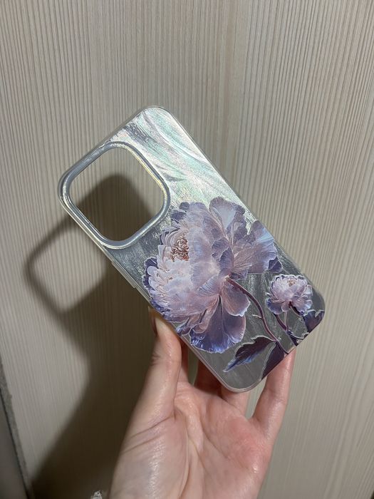Новый чехол на Iphone 15 Pro Пион