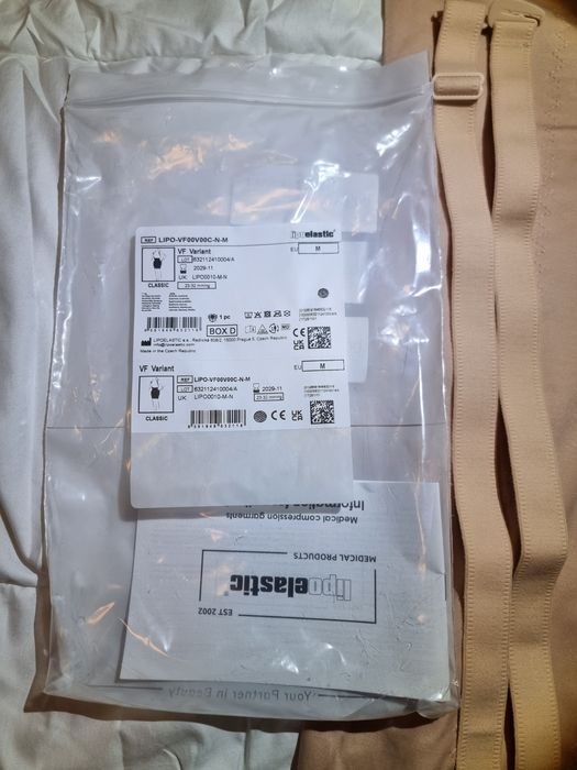 Cinta compressão calção semi-nova - Lipoelastic