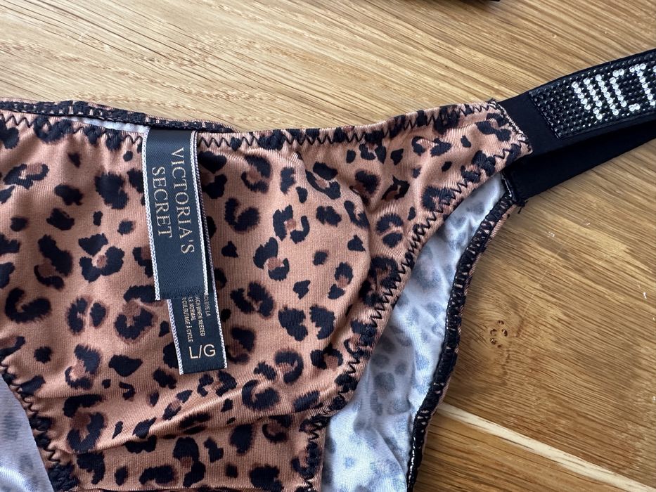 Majtki Victoria’s Secret rozmiar L, cyrkonie