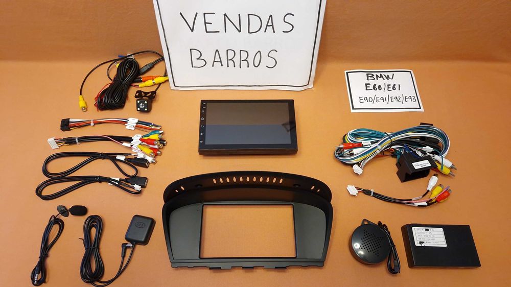 Rádio 2DIN • BMW Serie 5 E60 E61 • Serie 3 (E90) Android • 520d 525d