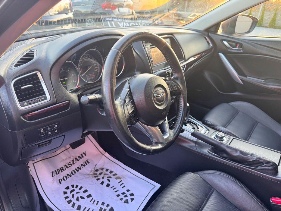 Mazda 6 Bezwypadek*1Wlasciciel*Serwis Aso*Luxury*2014R*Jedzie Jak