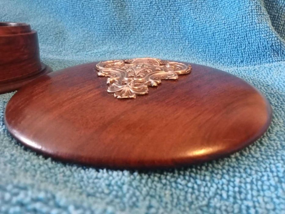 Guarda Jóias Pau Santo e Prata