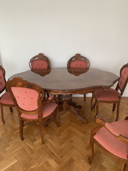 Stół Ludwikowski i 6 krzeseł