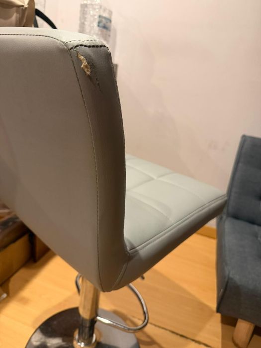 Banqueta de cozinha cromada