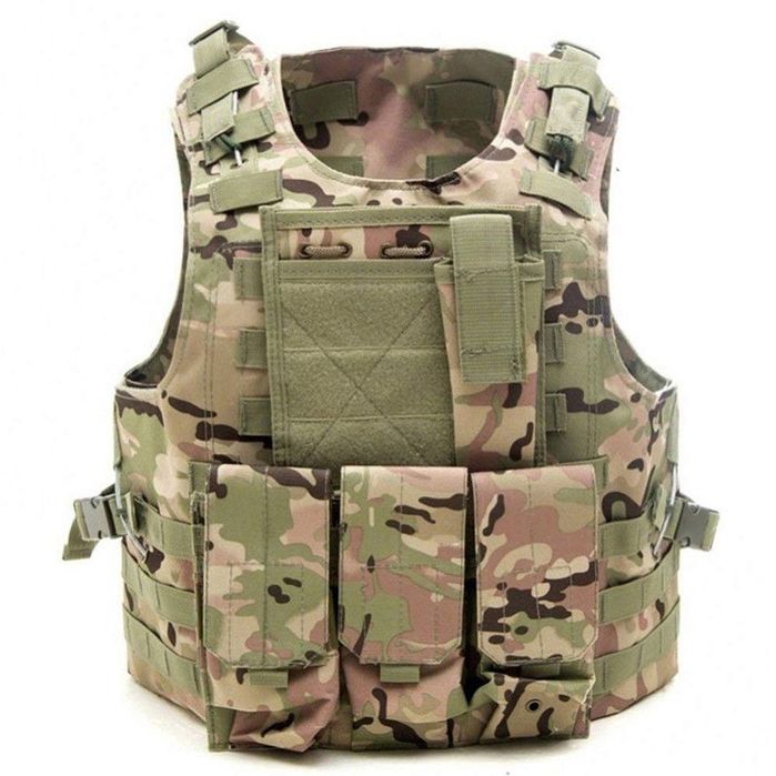 Colete para airsoft camuflado