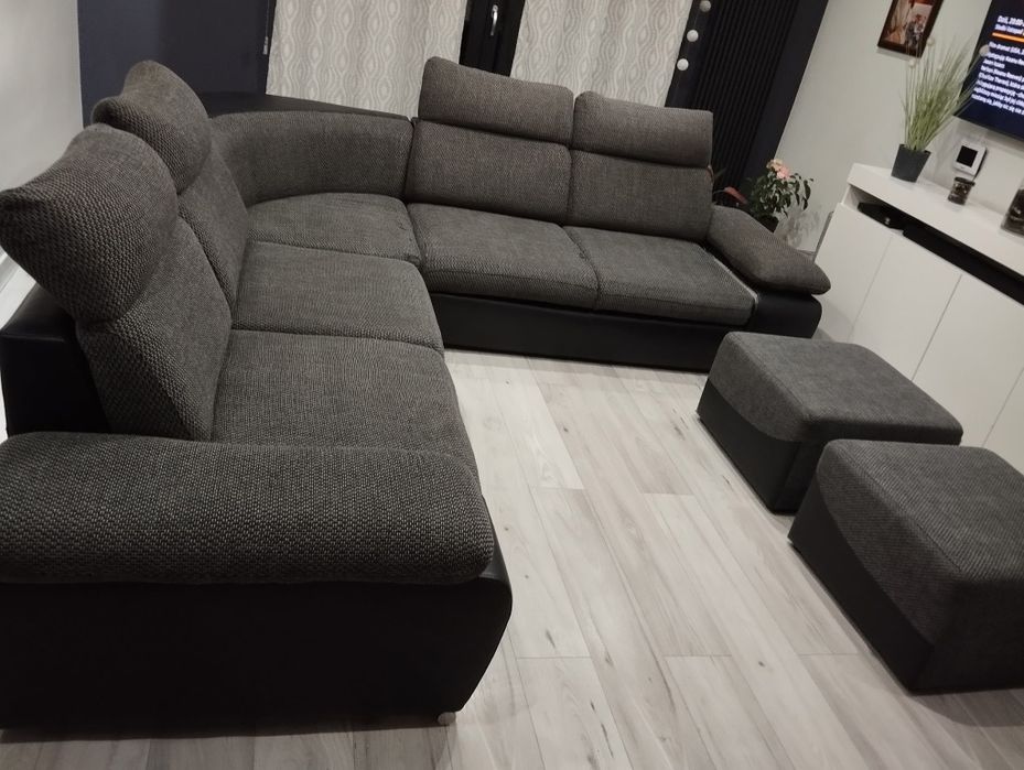 Narożnik+2 pufy gratis!!!