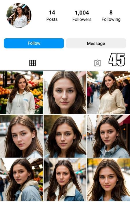 Женский инстаграм аккаунт / Women's account instagram