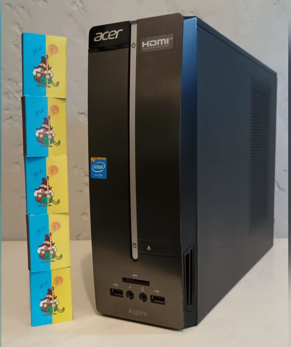 Міні ПК (s:1151 i3-7100, 8ram, NEW ssd 128gb, hdd 500gb)