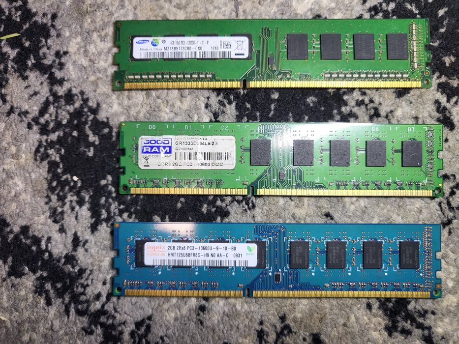 Плашки оперативної  пам'яті ddr 3