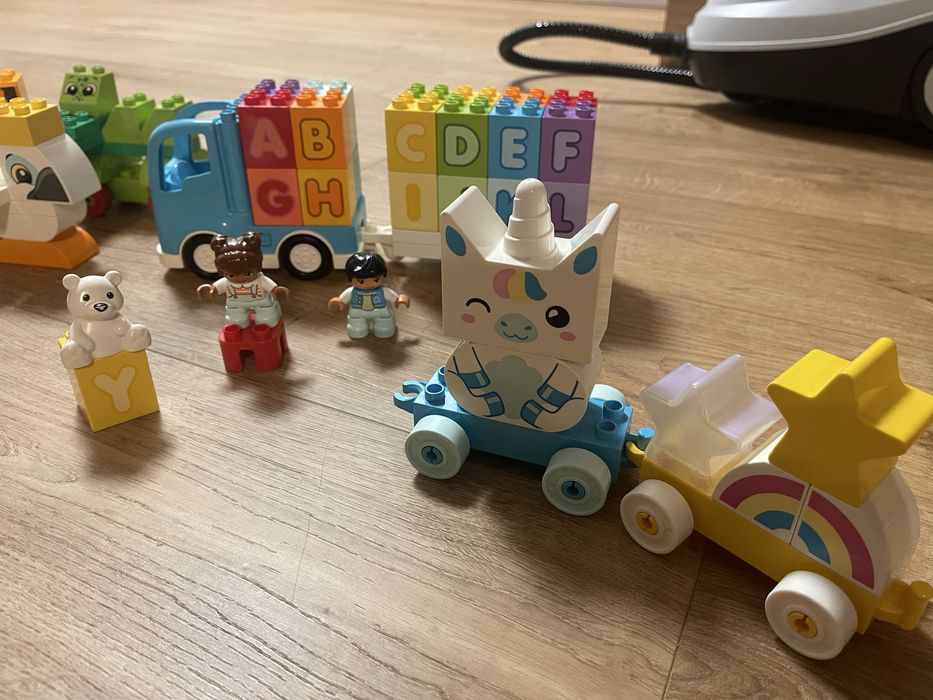 Wielki Zestaw Klocków LEGO duplo 10969, 10851, 10863, 10195,10953