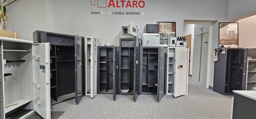 Sejf S1 antywłamaniowy GRAFITOWY 25 • na BROŃ,  gotówkę, dokumenty