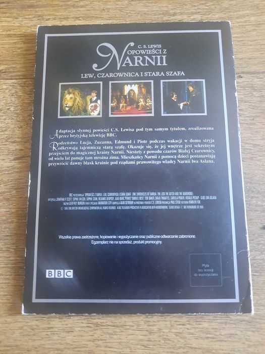 Opowieści z Narnii C.S Lewis Lew, czarownica i stara szafa CD Dvd
