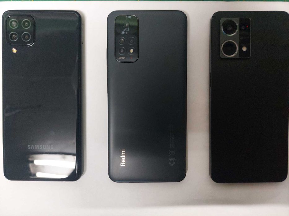 Телефони Oppo Reno 7,Redmi Note 11,Samsung A22.